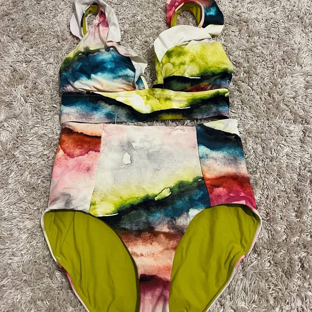 Calia Colorful Two Piece Swimsuit